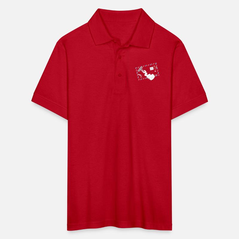 Airmail frame with letters & mail plane symbol