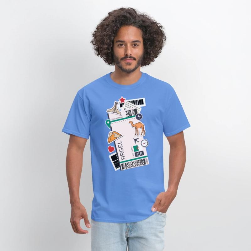 Alger Air Ticket Boarding Pass Plane Algeria