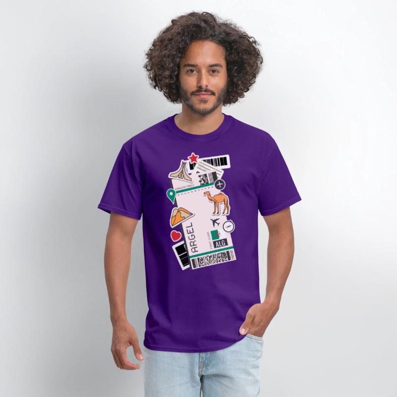 Alger Air Ticket Boarding Pass Plane Algeria