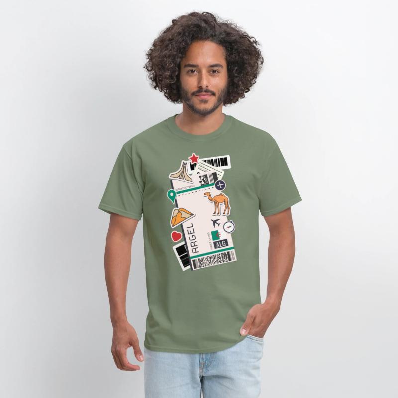 Alger Air Ticket Boarding Pass Plane Algeria