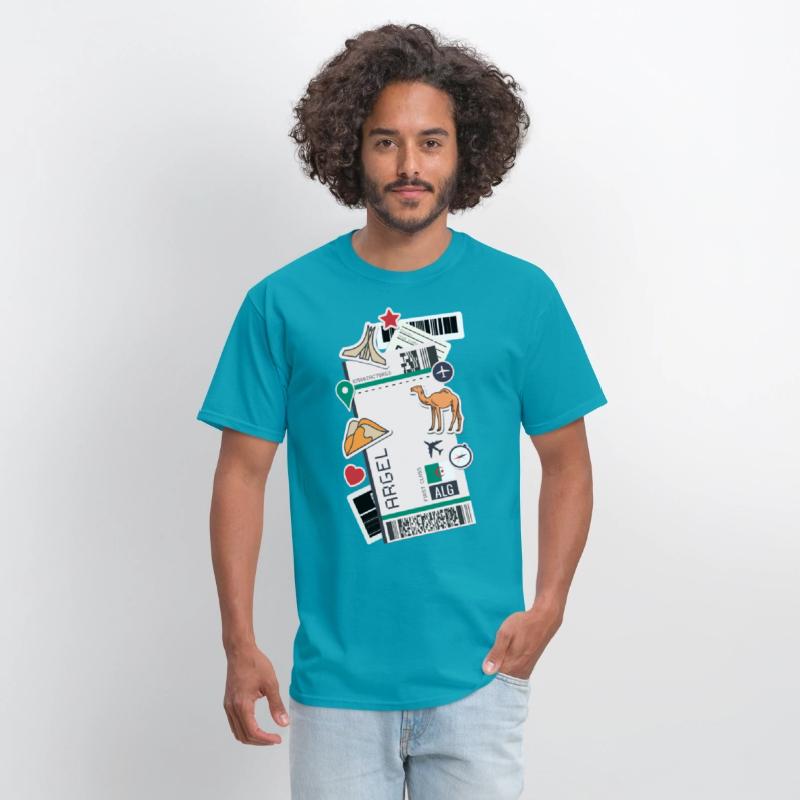 Alger Air Ticket Boarding Pass Plane Algeria