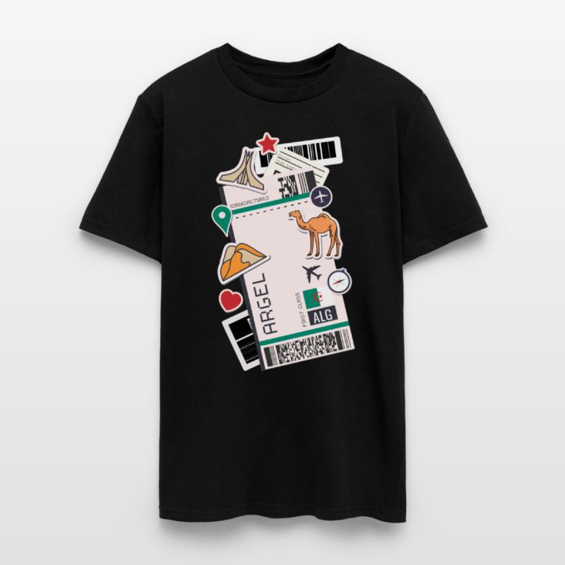 Alger Air Ticket Boarding Pass Plane Algeria