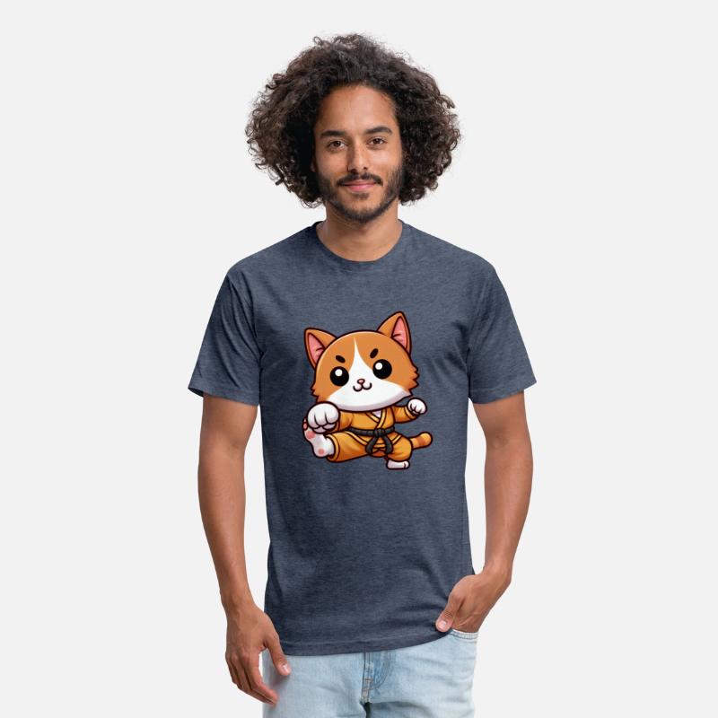 Amber Belted Martial Arts Cat