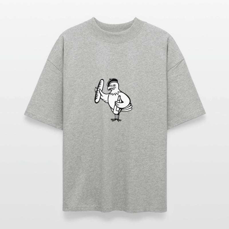 American Eagle Beret Baguette Wine Cartoon