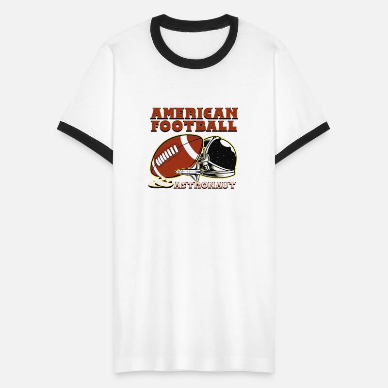 American football and astronaut