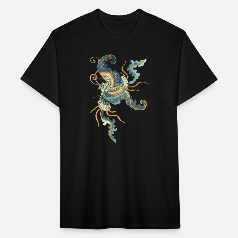 Ancient Chinese Cicada – Embroidery-Inspired Art