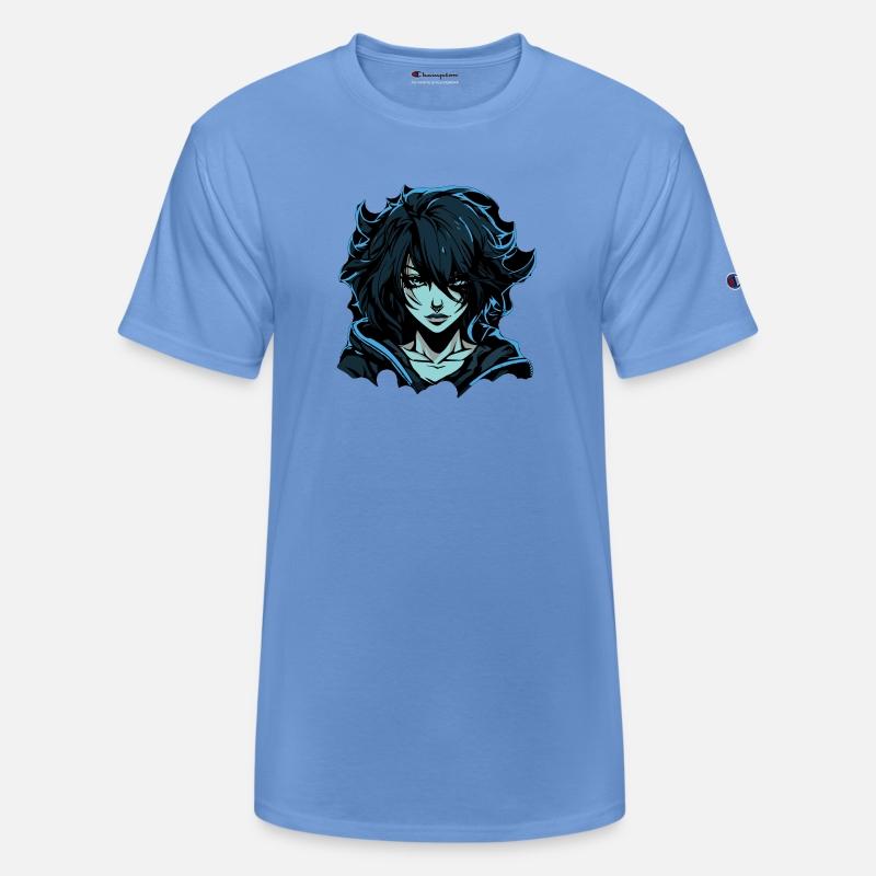 Anime Elegance: Cool & Mysterious Manga Girl