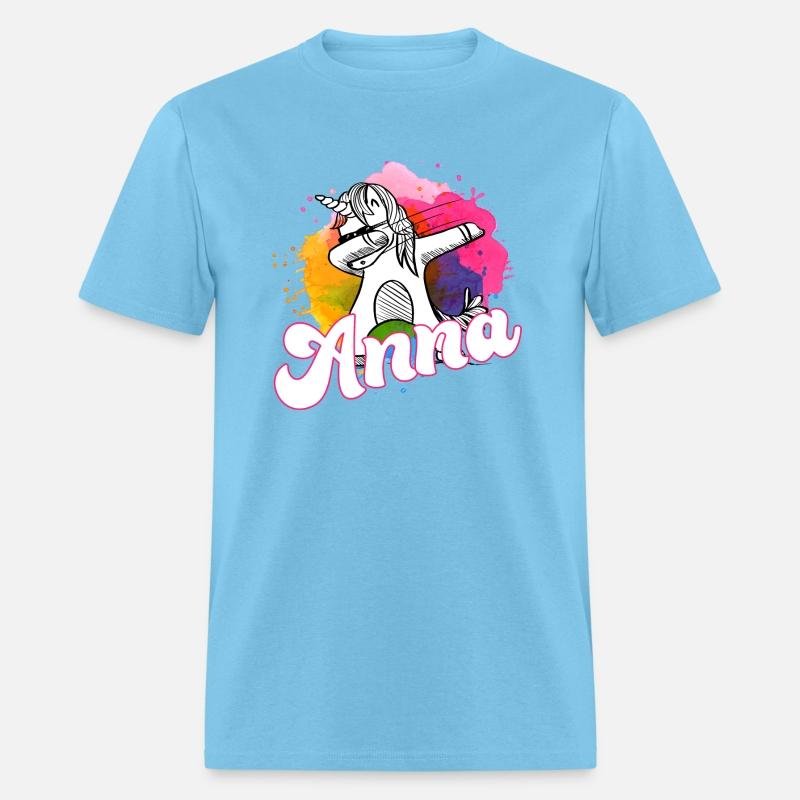 ANNA - Beautiful name with dabbing unicorn
