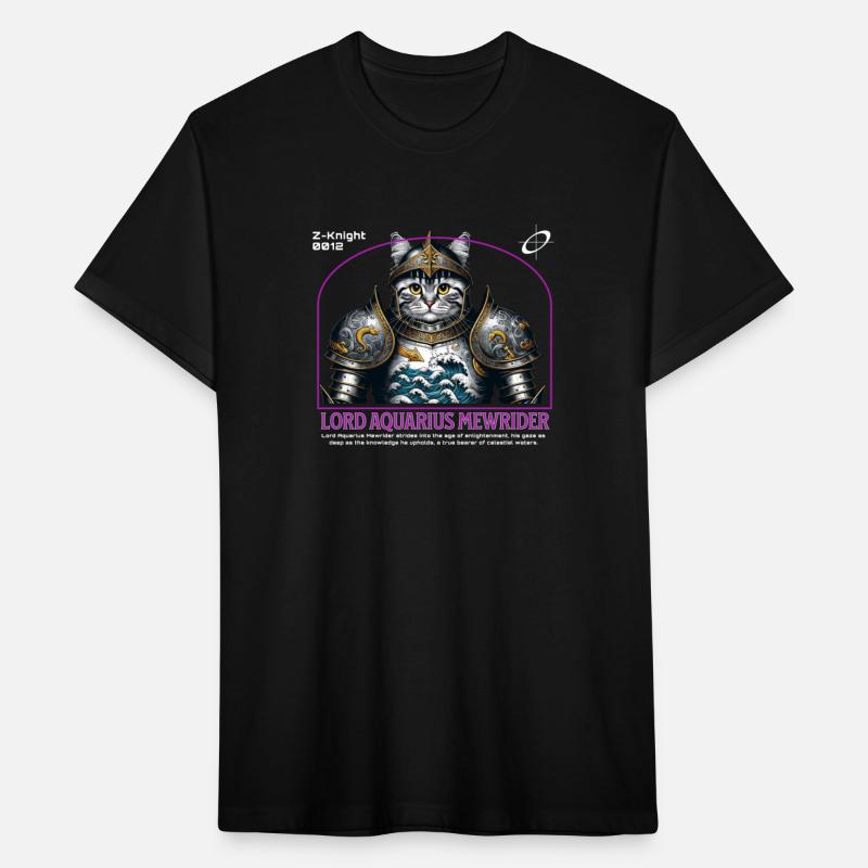 Aquarius Cat Knight - Celestial Zodiac Warrior