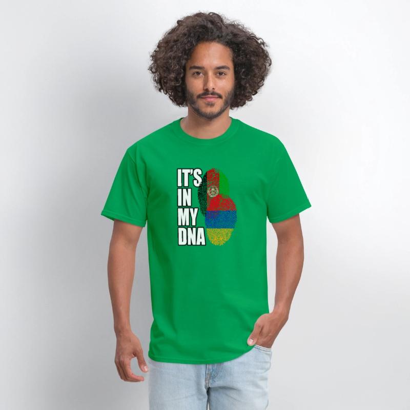 Armenian And Afghanistan Mix Heritage DNA Flag