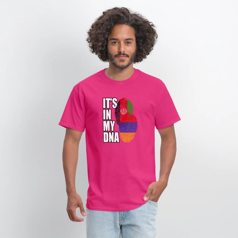 Armenian And Afghanistan Mix Heritage DNA Flag