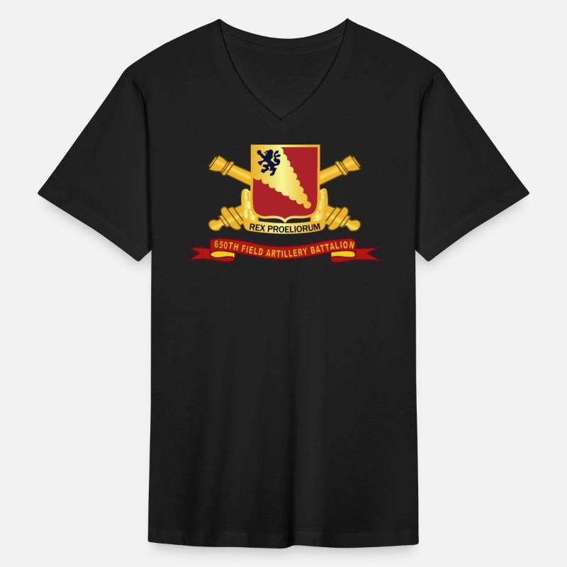 Army 650th Field Artillery Battalion DUI w Br Ribb