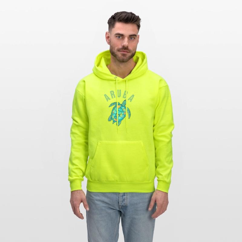 Aruba Beach Sea Turtle Illustration