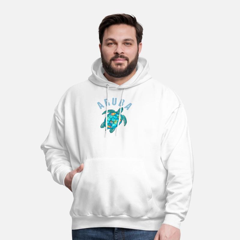 Aruba Beach Sea Turtle Illustration