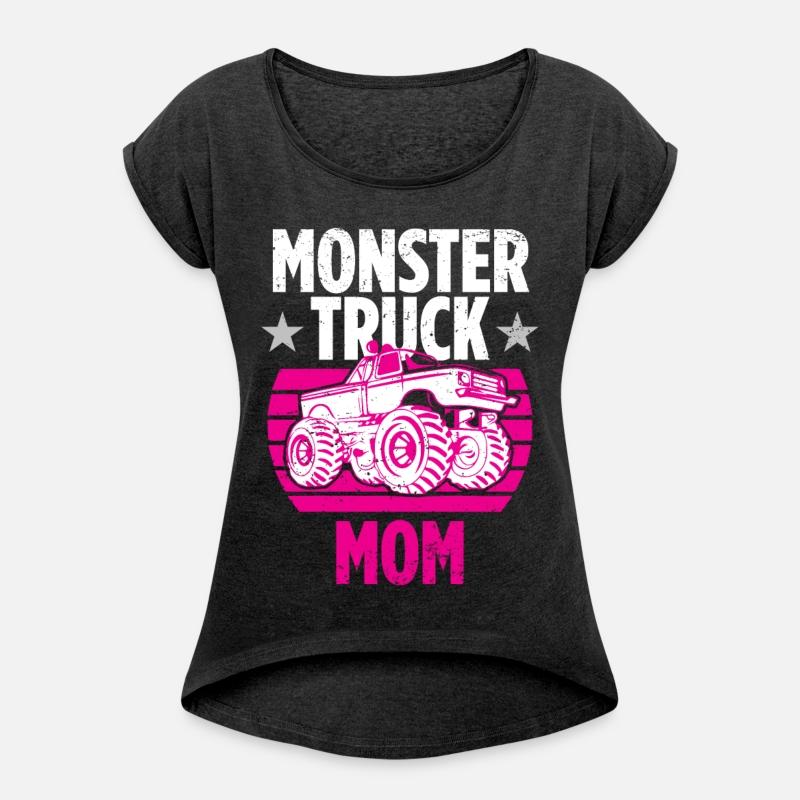 Awesome Monster Truck Mom Tricks Stunts Wheelies