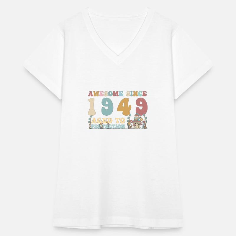 Awesome since 1949 - 74th Birthday - 2023 Groovy