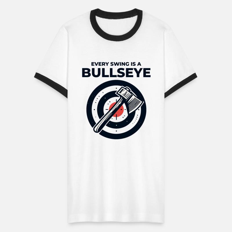 Axe Throwing Axe Thrower Lumberjack Funny Bullseye