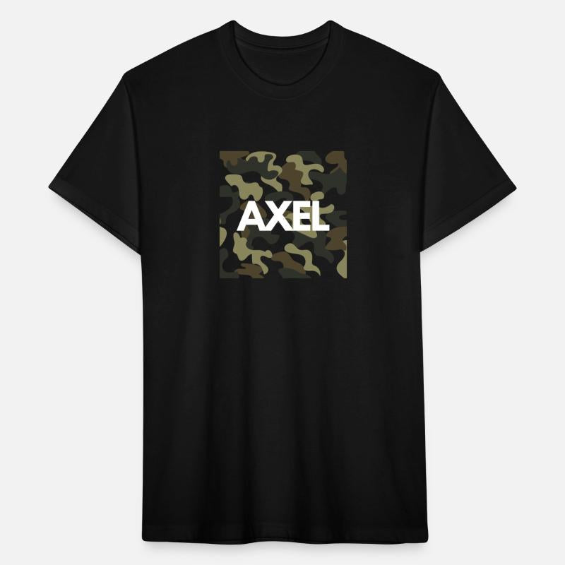 Axel Name Hoodies Men Good Quality Camouflage