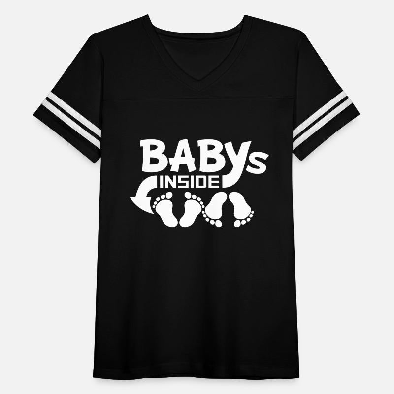 Babies Inside 2 Twins Pregnant Belly Funny