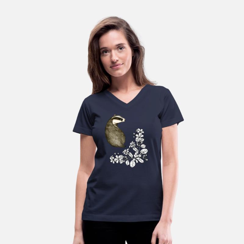 Badger And Flower Design