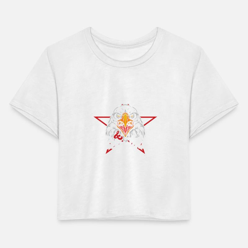 Bald & Beautiful American Eagle with Stars and