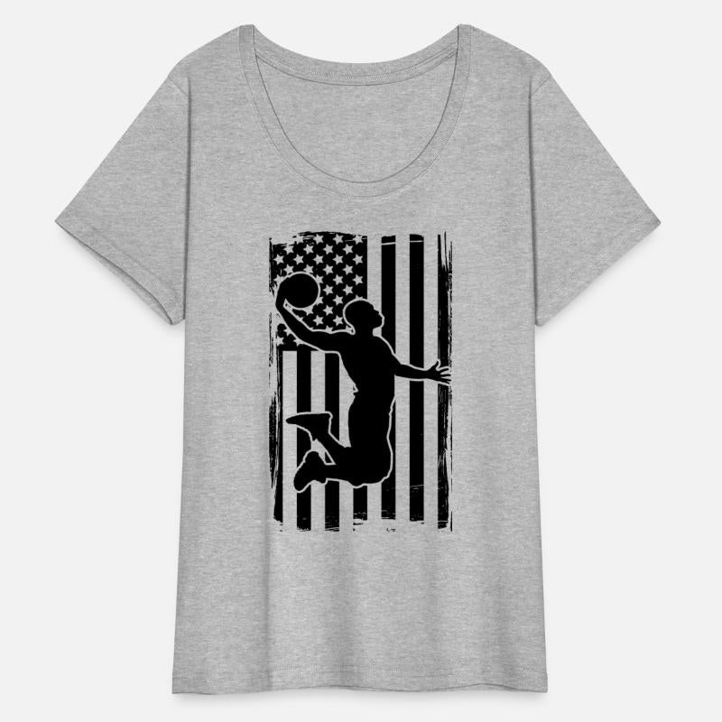 Basketball America Flag Distressed Game Day