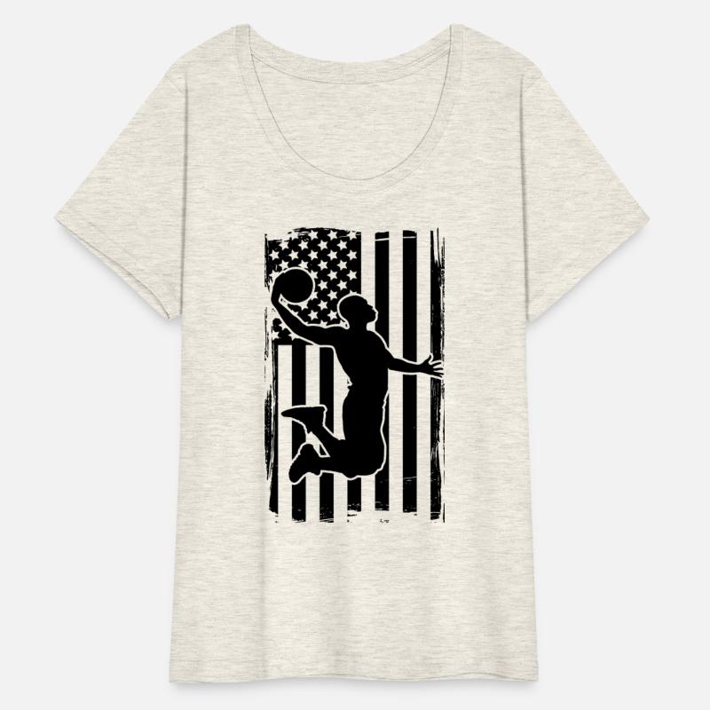 Basketball America Flag Distressed Game Day