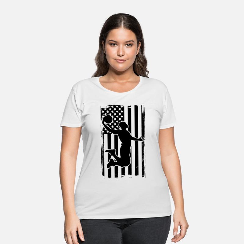Basketball America Flag Distressed Game Day