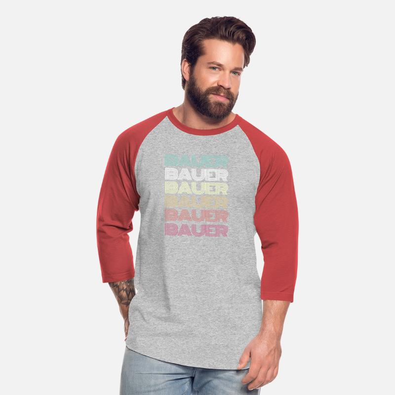 BAUER Multi-Colored Line Art Retro Style