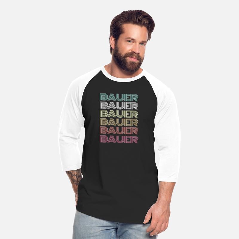 BAUER Multi-Colored Line Art Retro Style