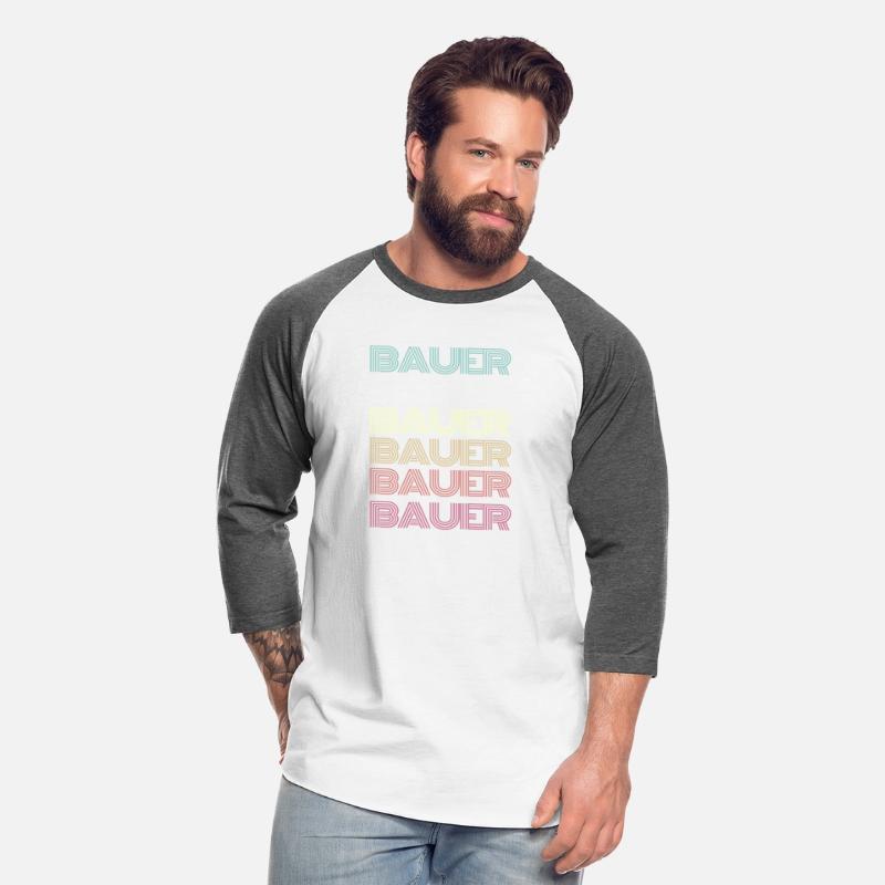 BAUER Multi-Colored Line Art Retro Style