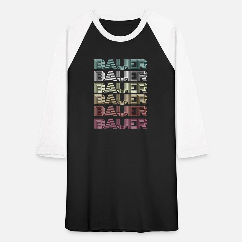 BAUER Multi-Colored Line Art Retro Style
