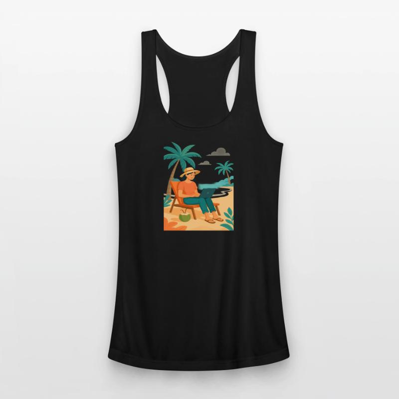 Beach Yoga Relaxation Scene