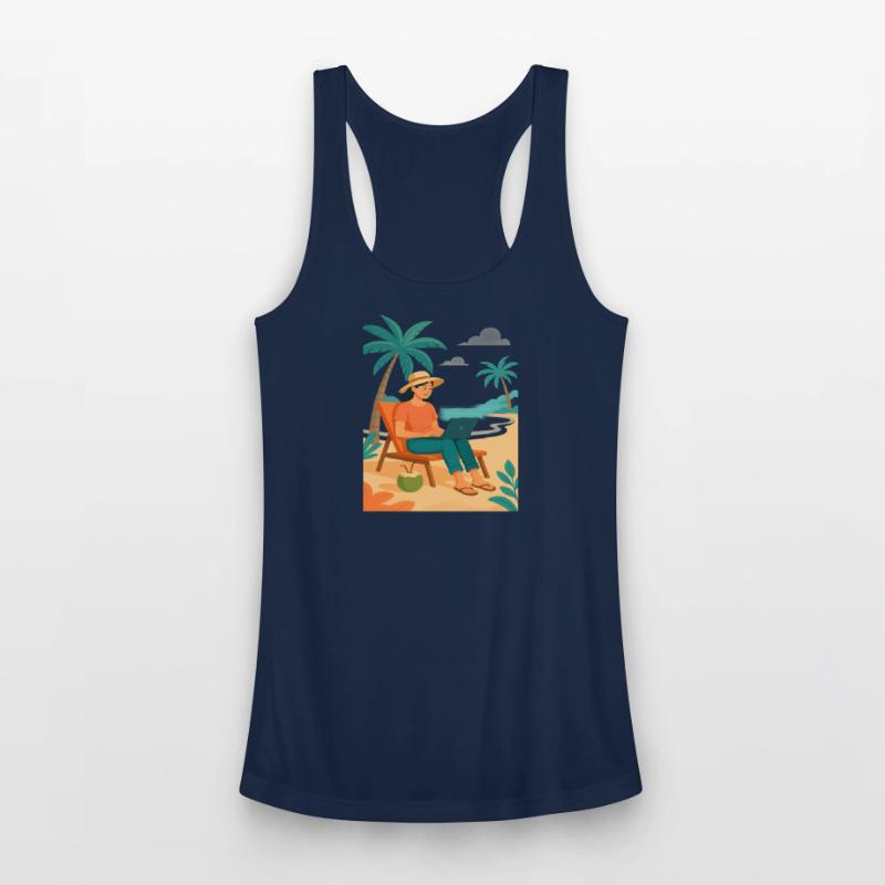 Beach Yoga Relaxation Scene