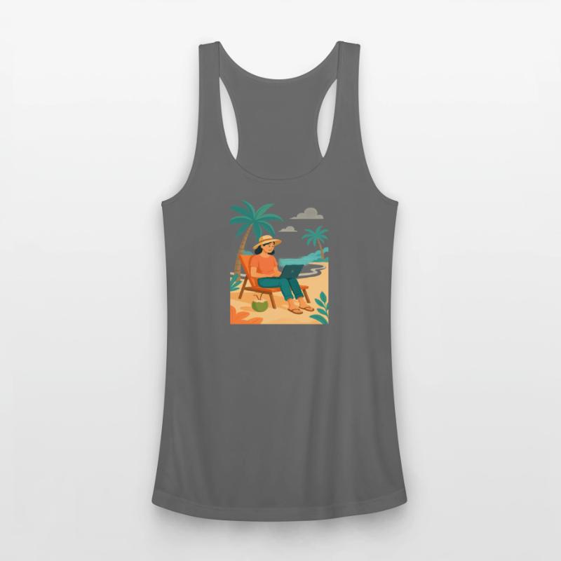 Beach Yoga Relaxation Scene