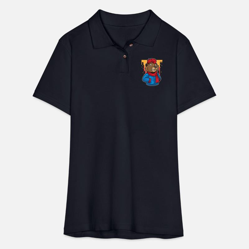 Bear Funky Urban Cartoon Illustration