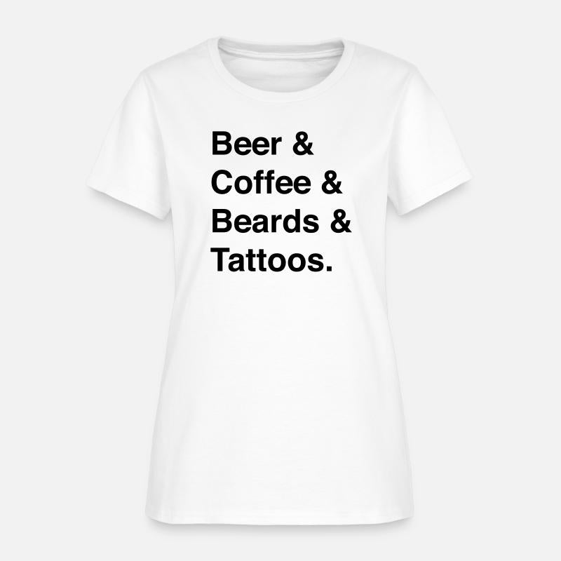 Beer Coffee Beards Tattoos