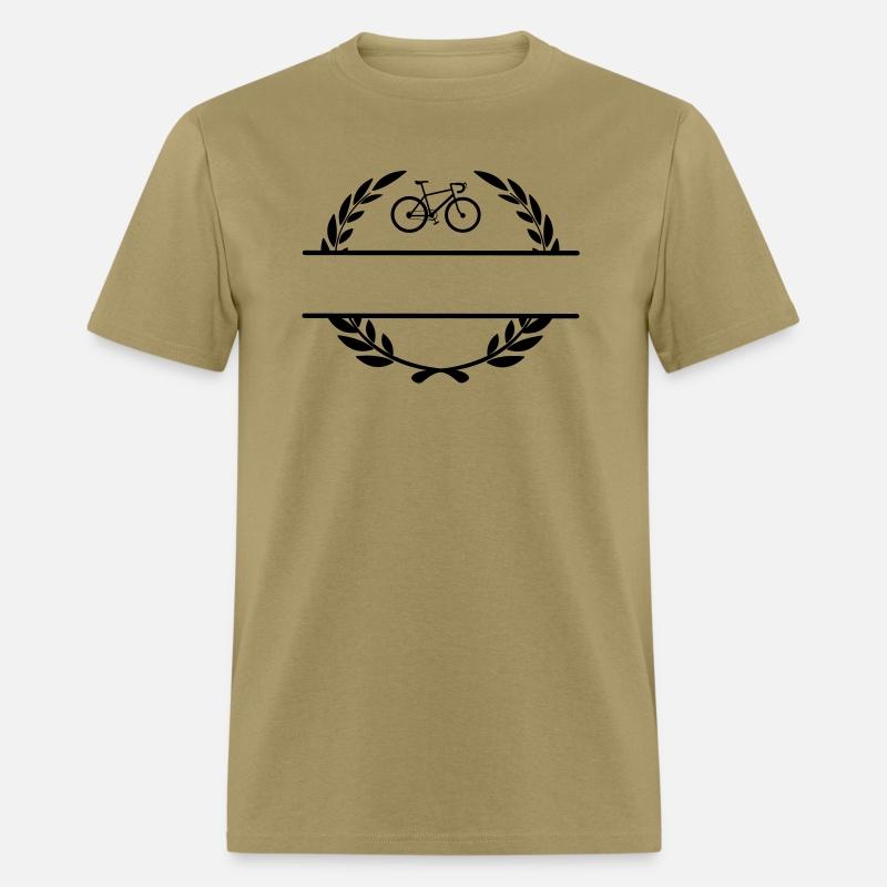 Bicycle in laurel wreath