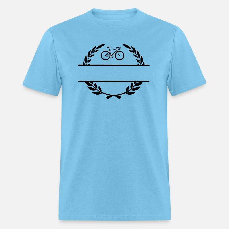 Bicycle in laurel wreath