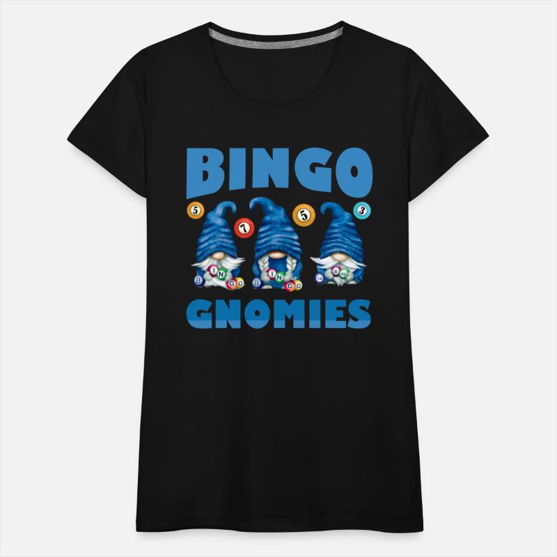Bingo Gnomies Women Funny Bingo Gnome