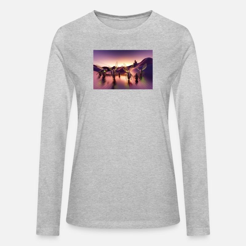 Bioluminescent Bees in a Surreal Desert