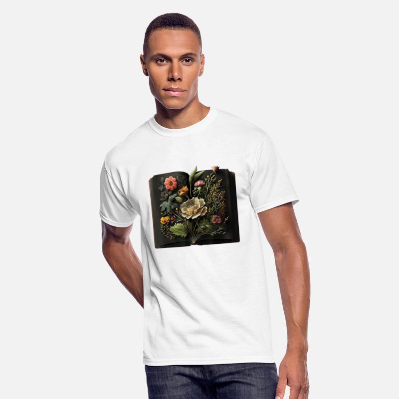 Black Flower Books Read, Wildflower Book, Floral R