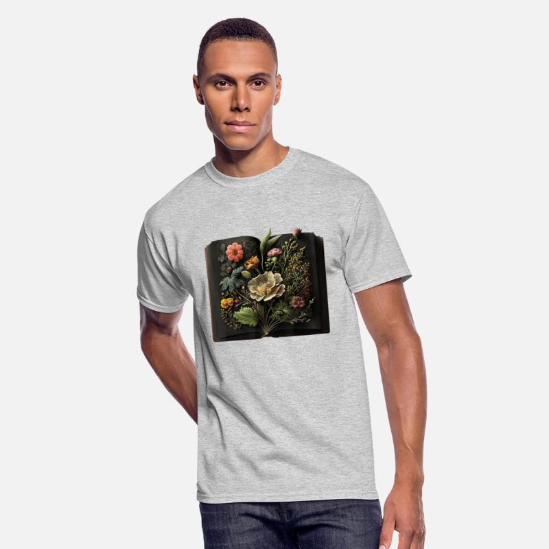 Black Flower Books Read, Wildflower Book, Floral R