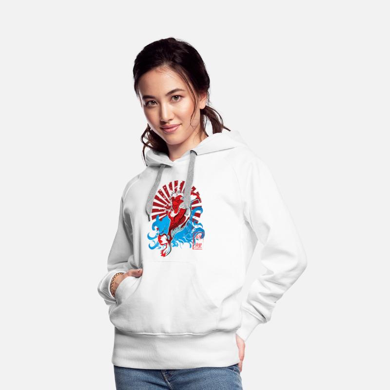 Black Red Illustrated Japanese Fish