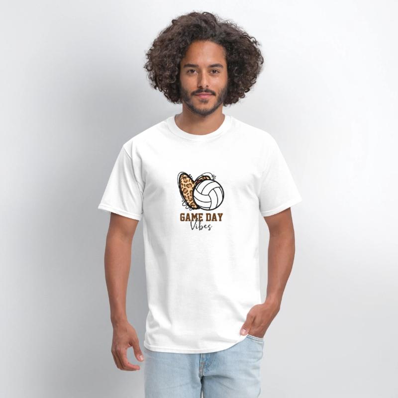 Bleached Volleyball Game Day Vibes Volleyball Mom