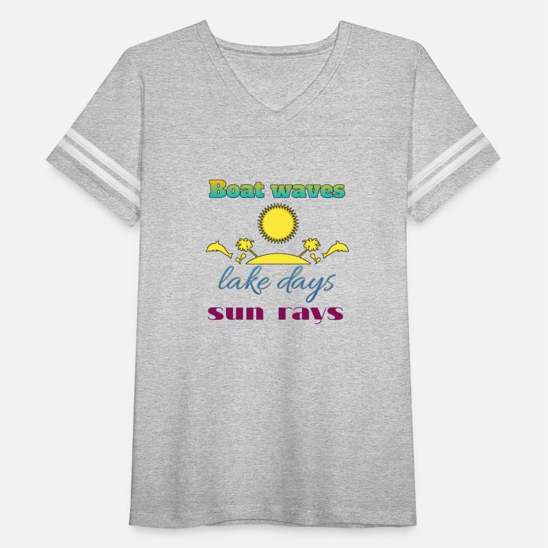 boat waves lake days sun rays