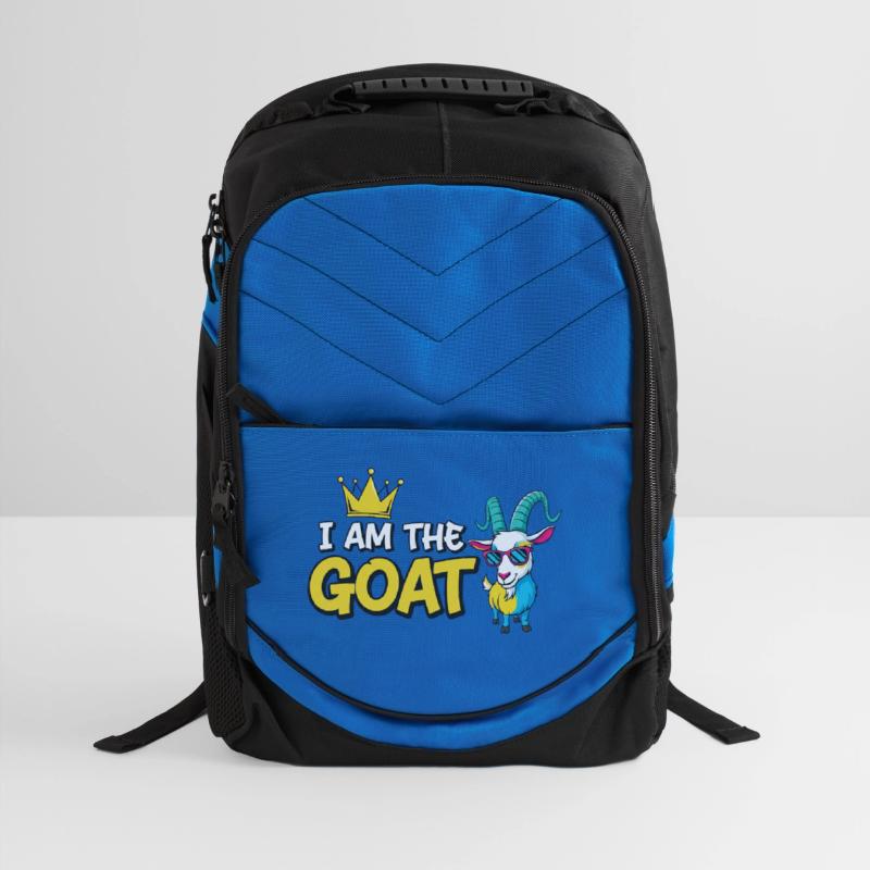 Bold Goat Crown Slogan Design