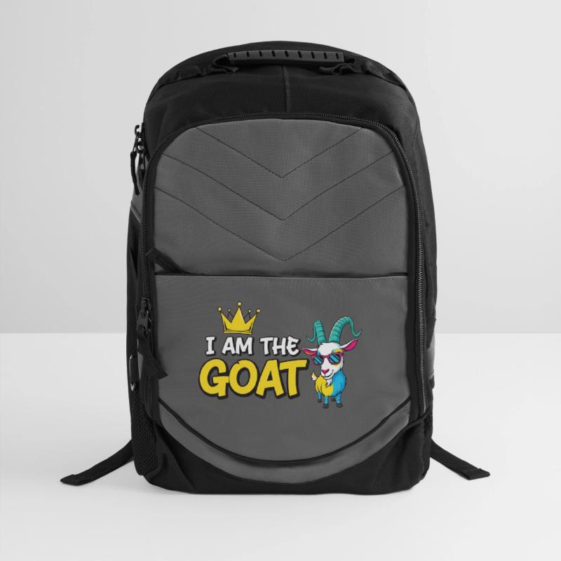 Bold Goat Crown Slogan Design