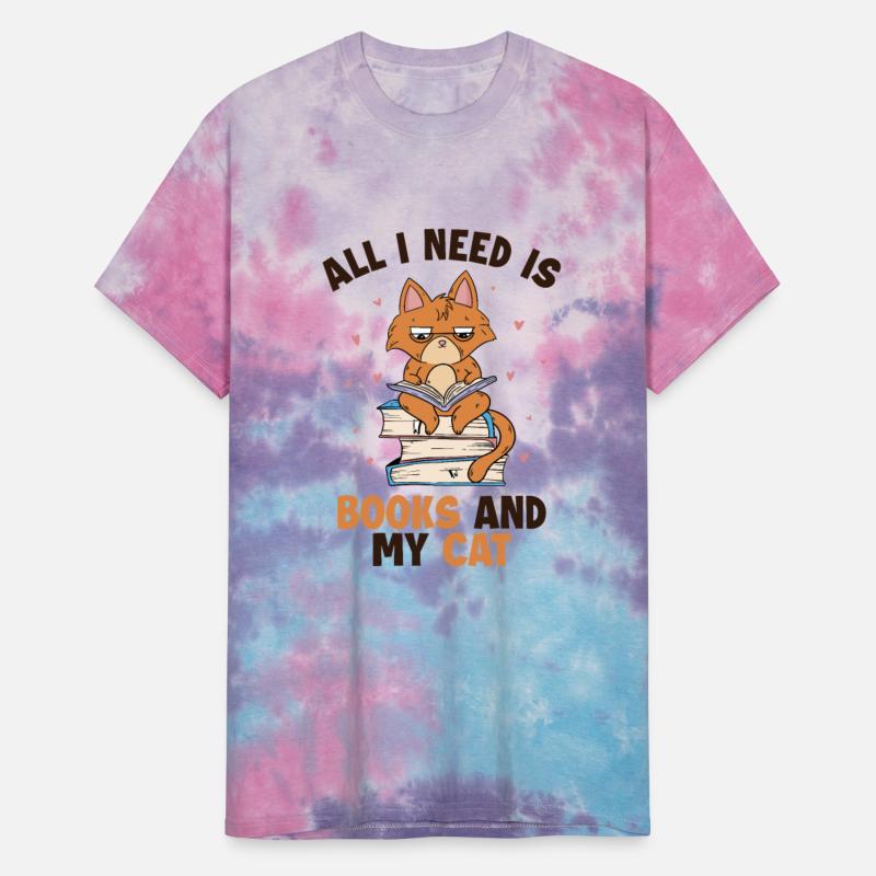 Books and my Cat Cat Daddy Cat Mom Cat Lovers