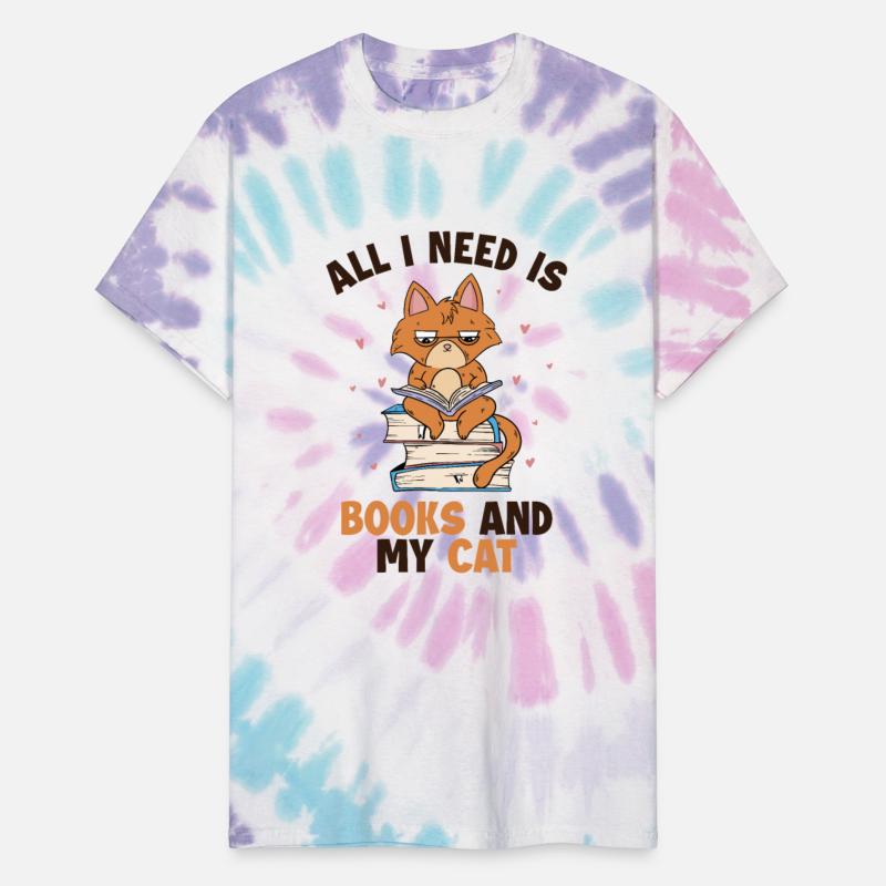 Books and my Cat Cat Daddy Cat Mom Cat Lovers